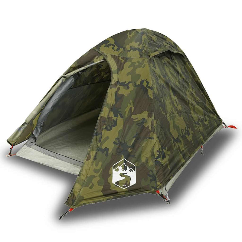 Load image into Gallery viewer, Vidaxl koepeltent 2-persoons waterdicht camouflage
