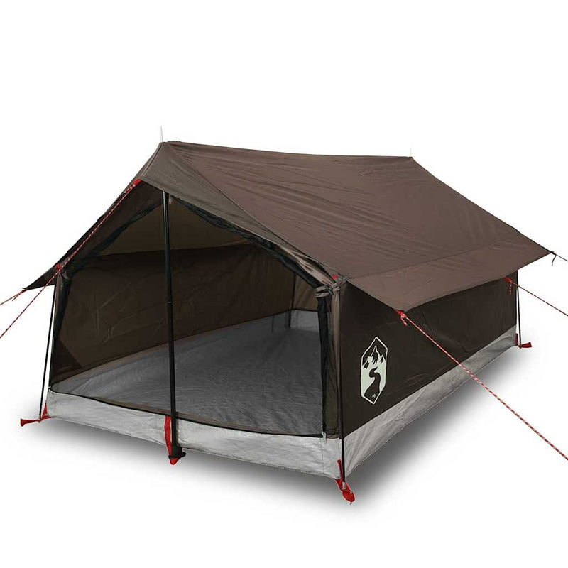Load image into Gallery viewer, Vidaxl tent 2-persoons waterdicht bruin

