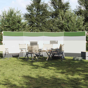 Vidaxl windscherm camping waterdicht 510x153 cm groen