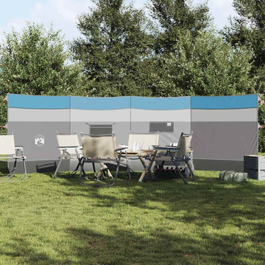 Vidaxl windscherm camping waterdicht 510x153 cm blauw