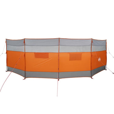 Vidaxl windscherm camping waterdicht 510x153 cm grijs en oranje