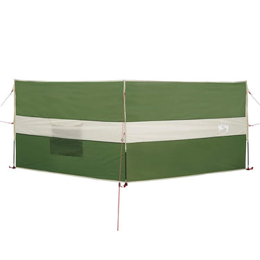Vidaxl windscherm camping waterdicht 344x120 cm groen