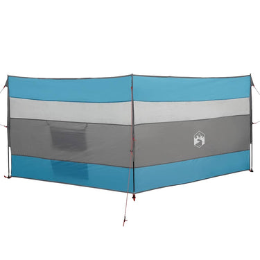 Vidaxl windscherm camping waterdicht 340x130 cm blauw