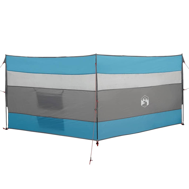 Chargez l'image dans la visionneuse de la galerie, Vidaxl windscherm camping waterdicht 340x130 cm blauw
