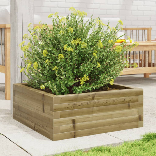 Vidaxl plantenbak 60x60x23 cm geïmpregneerd grenenhout
