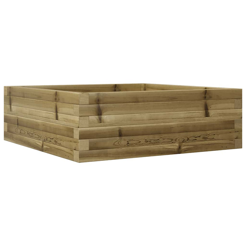 Load image into Gallery viewer, Vidaxl plantenbak 70x70x23 cm geïmpregneerd grenenhout
