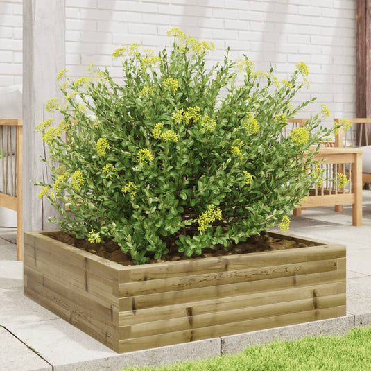 Vidaxl plantenbak 80x80x23 cm geïmpregneerd grenenhout