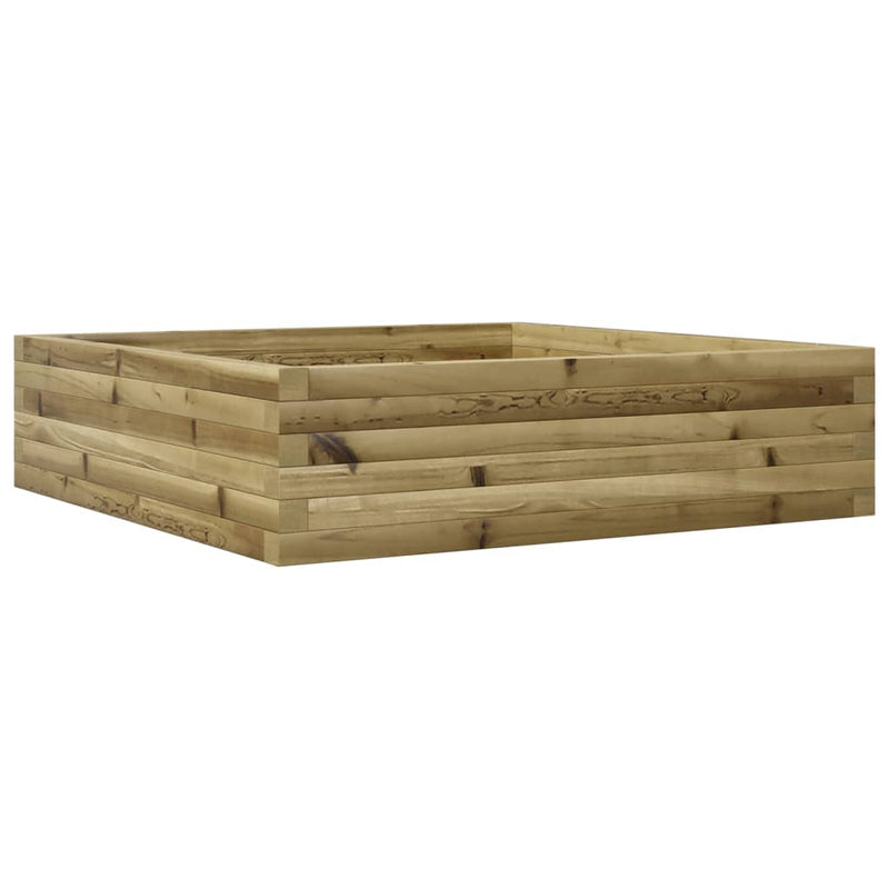 Load image into Gallery viewer, Vidaxl plantenbak 90x90x23 cm geïmpregneerd grenenhout
