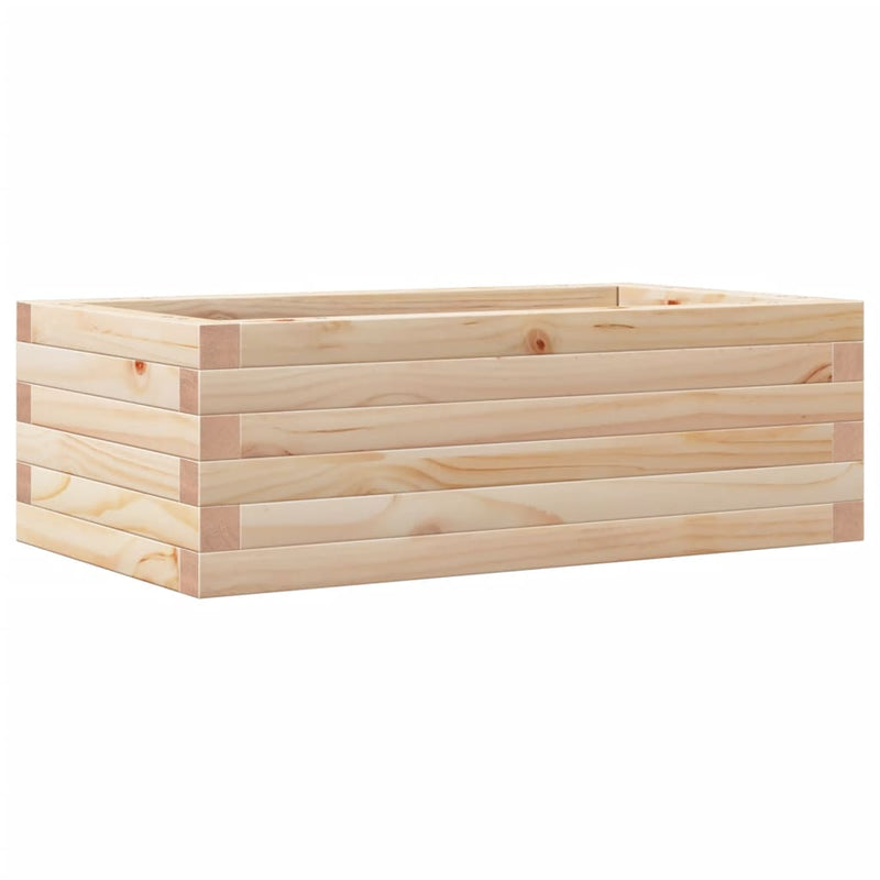 Load image into Gallery viewer, Vidaxl plantenbak 70x40x23 cm massief grenenhout

