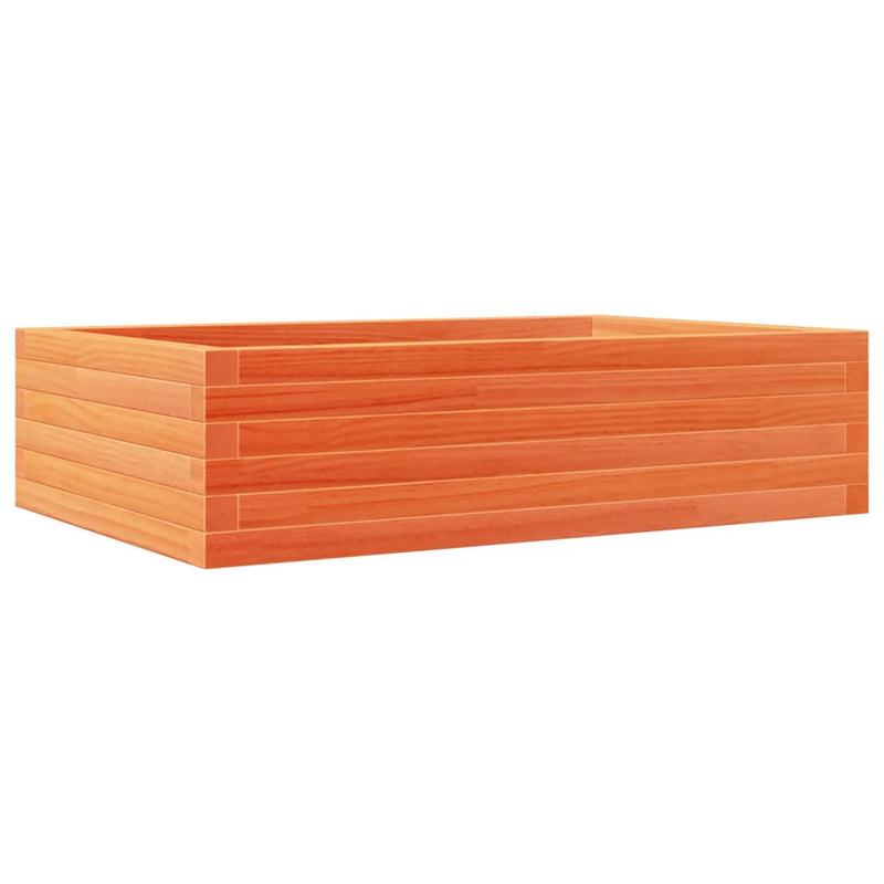 Load image into Gallery viewer, Vidaxl plantenbak 90x60x23 cm massief grenenhout wasbruin
