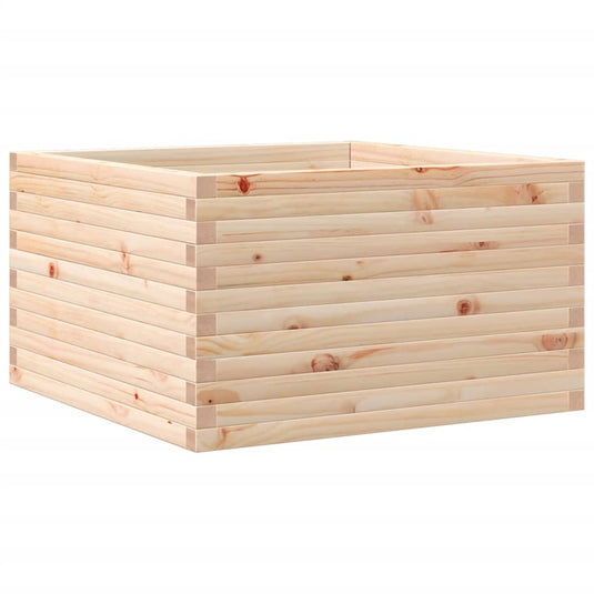 Vidaxl plantenbak 80x80x45,5 cm massief grenenhout