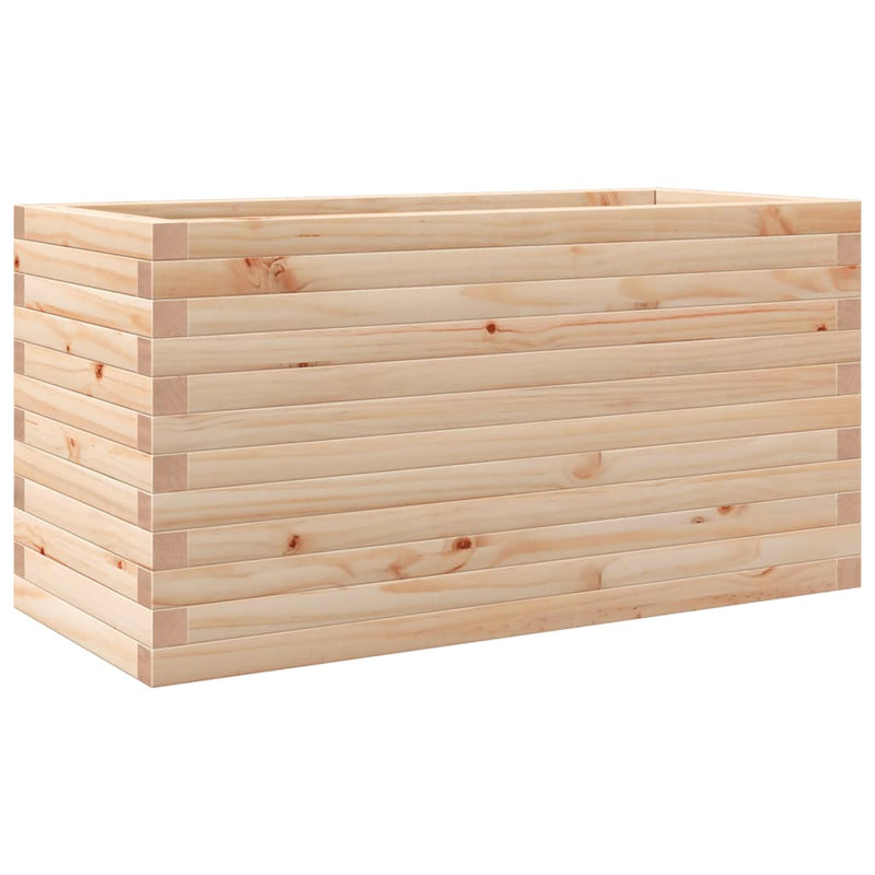 Afbeelding laden in galerijviewer, Vidaxl plantenbak 90x40x45,5 cm massief grenenhout
