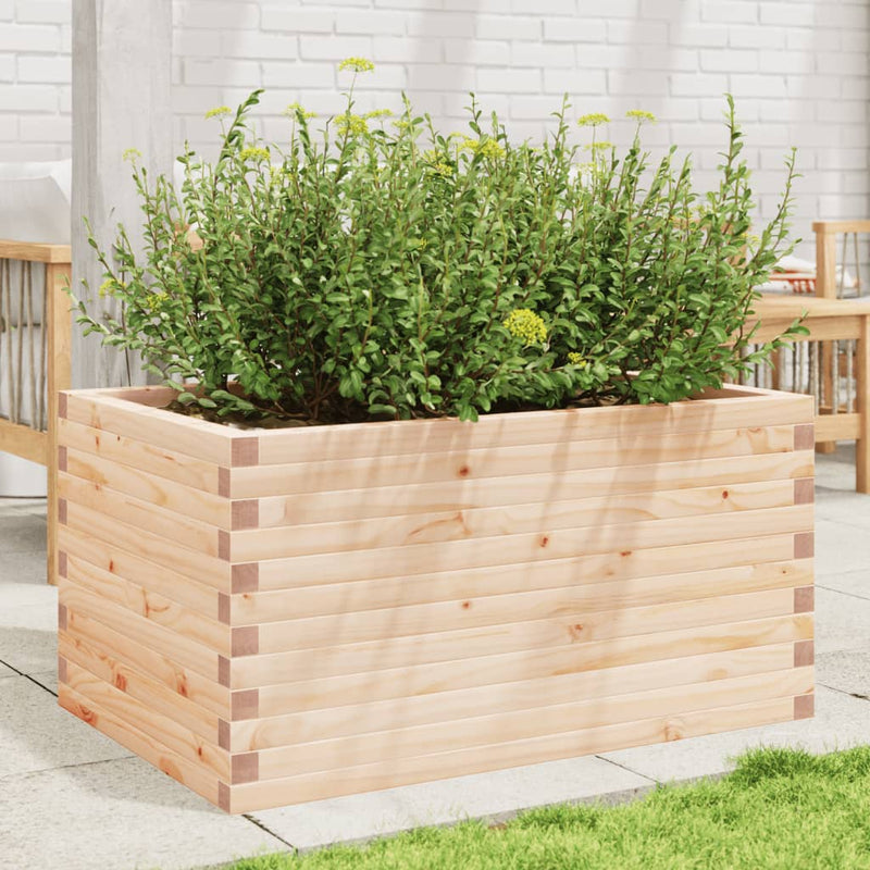 Load image into Gallery viewer, Vidaxl plantenbak 90x60x45,5 cm massief grenenhout
