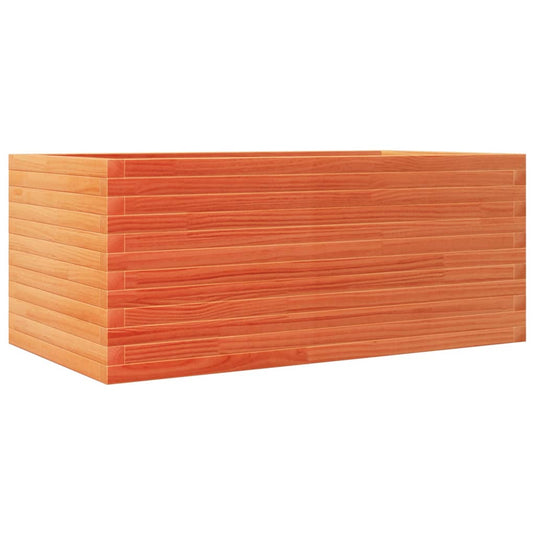 VidaXL Plantenbak 110x60x45,5 cm massief grenenhout wasbruin