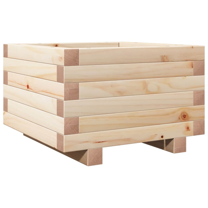 Load image into Gallery viewer, Vidaxl plantenbak 40x40x26,5 cm massief grenenhout
