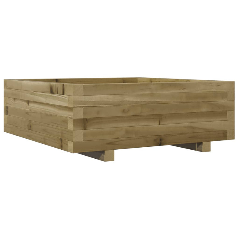Load image into Gallery viewer, Vidaxl plantenbak 70x70x26,5 cm geïmpregneerd grenenhout
