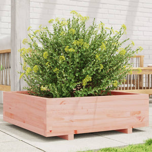 Vidaxl plantenbak 80x80x26,5 cm massief douglashout