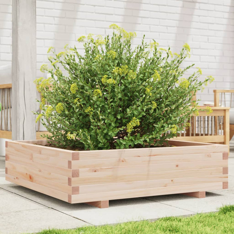 Load image into Gallery viewer, Vidaxl plantenbak 90x90x26,5 cm massief grenenhout
