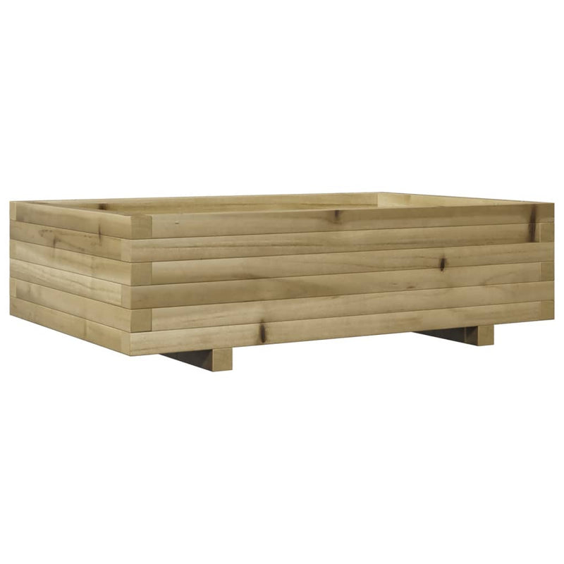Load image into Gallery viewer, Vidaxl plantenbak 90x60x26,5 cm geïmpregneerd grenenhout
