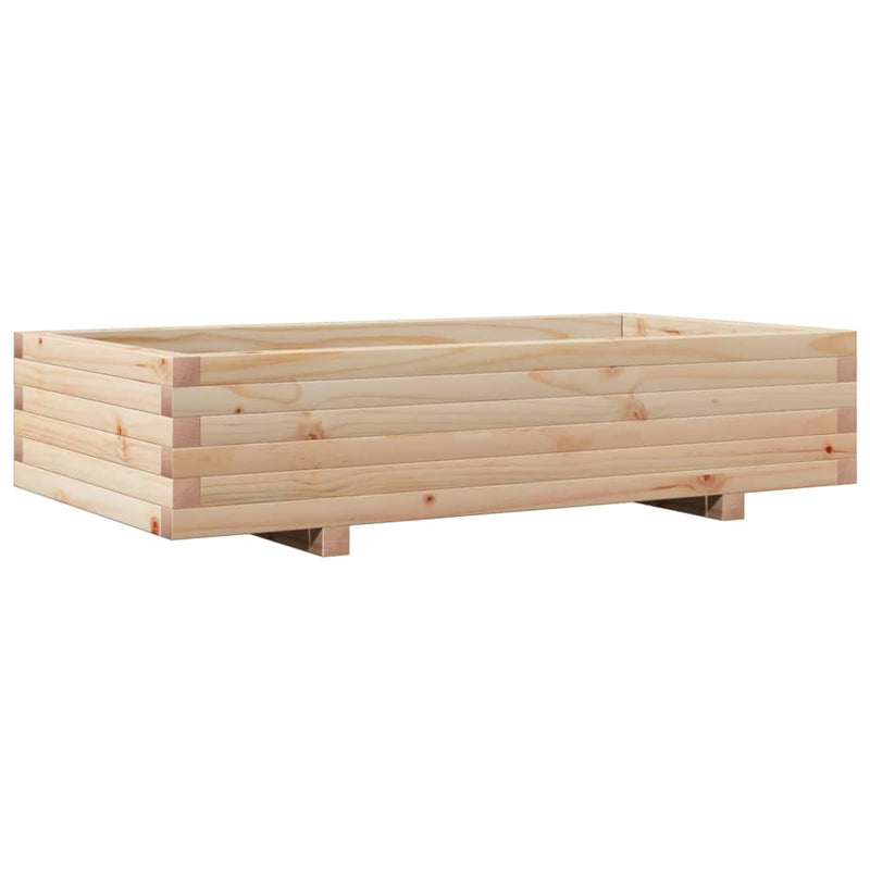 Load image into Gallery viewer, Vidaxl plantenbak 110x60x26,5 cm massief grenenhout
