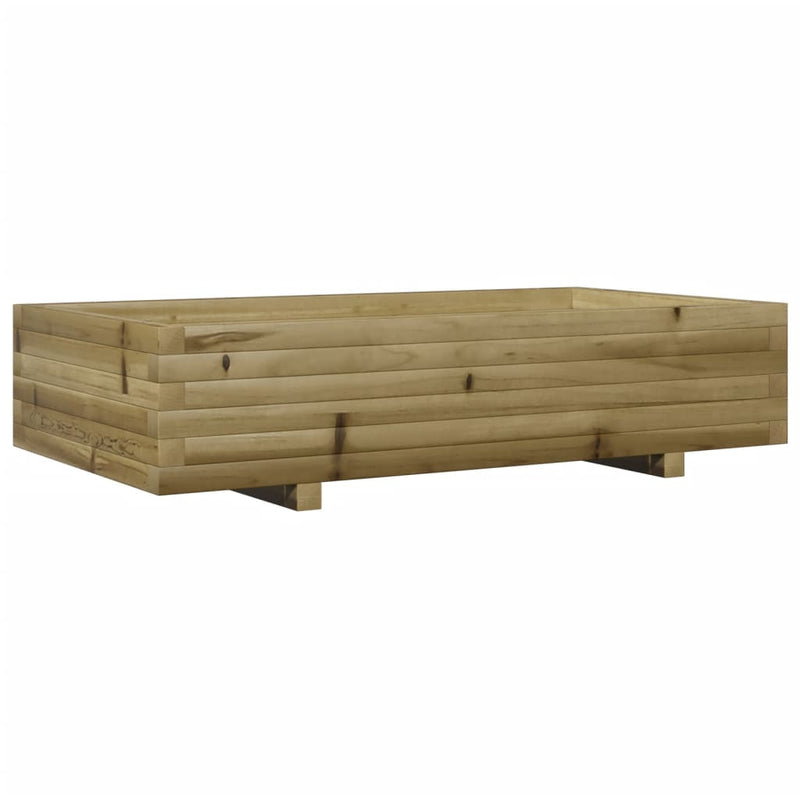 Afbeelding laden in galerijviewer, Vidaxl plantenbak 110x60x26,5 cm geïmpregneerd grenenhout
