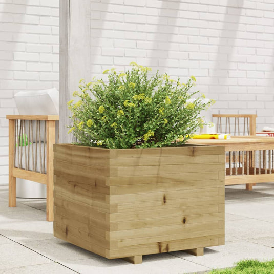 Vidaxl plantenbak 60x60x49,5 cm geïmpregneerd grenenhout