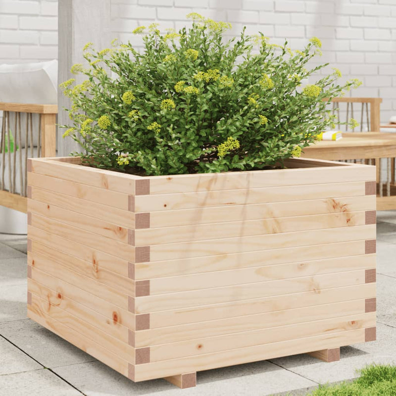 Load image into Gallery viewer, Vidaxl plantenbak 70x70x49,5 cm massief grenenhout
