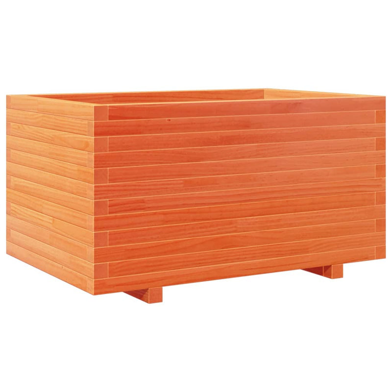 Load image into Gallery viewer, VidaXL Plantenbak 90x60x49,5 cm massief grenenhout wasbruin
