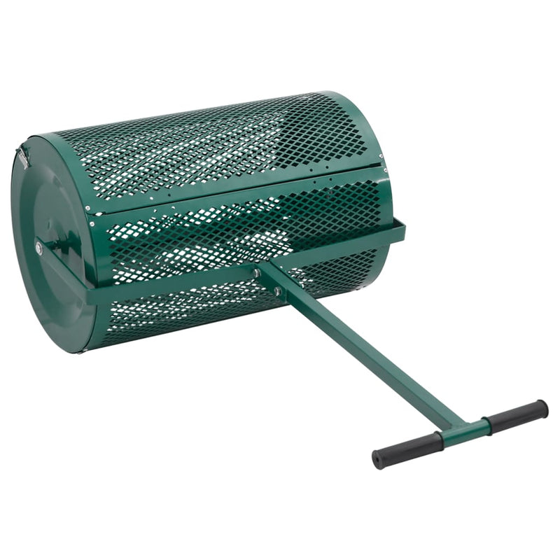 Load image into Gallery viewer, Vidaxl compoststrooier 75l ø40x60 cm staal groen
