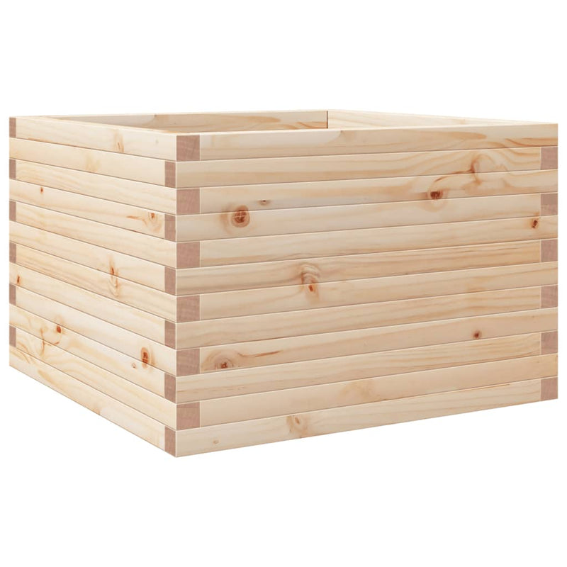 Load image into Gallery viewer, VidaXL Plantenbak 70x70x46 cm massief grenenhout
