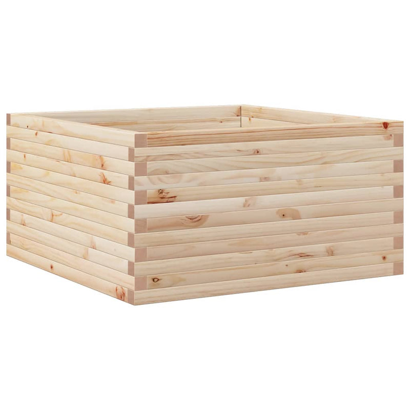 Load image into Gallery viewer, VidaXL Plantenbak 90x90x46 cm massief grenenhout
