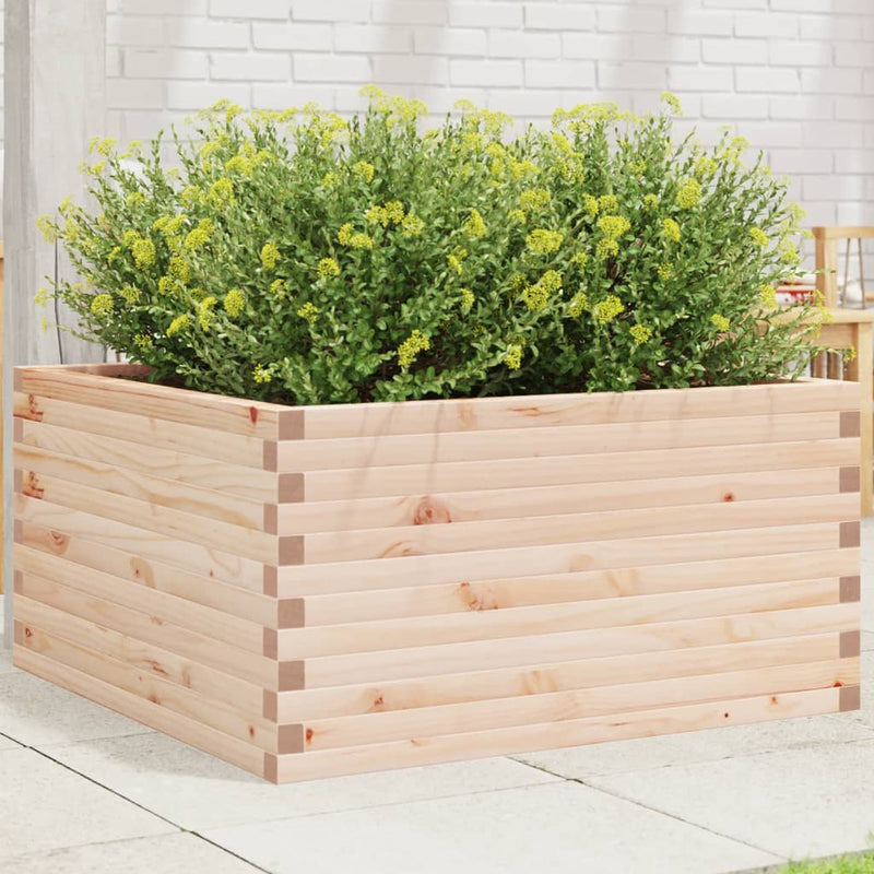 Load image into Gallery viewer, VidaXL Plantenbak 90x90x46 cm massief grenenhout
