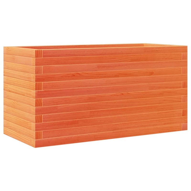 Load image into Gallery viewer, Vidaxl plantenbak 90x40x46 cm massief grenenhout wasbruin
