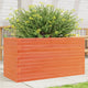 Vidaxl plantenbak 90x40x46 cm massief grenenhout wasbruin