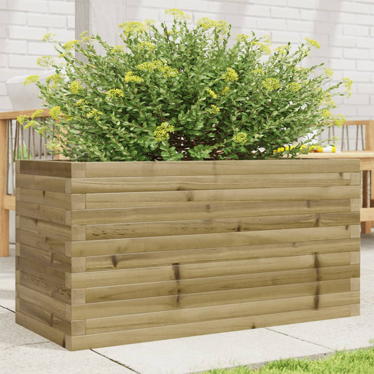 Vidaxl plantenbak 90x40x46 cm geïmpregneerd grenenhout