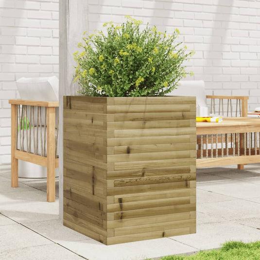Vidaxl plantenbak 50x50x68,5 cm geïmpregneerd grenenhout