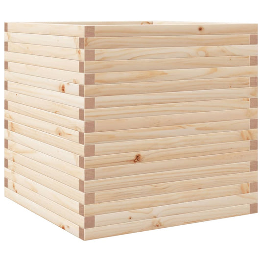 VidaXL Plantenbak 70x70x68,5 cm massief grenenhout