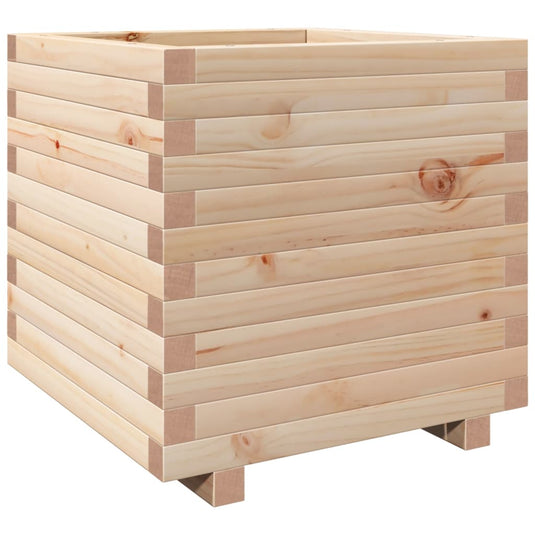 VidaXL Plantenbak 50x50x49,5 cm massief grenenhout