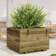 Vidaxl plantenbak 70x70x49,5 cm geïmpregneerd grenenhout