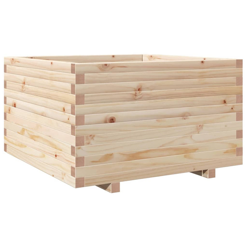 Load image into Gallery viewer, VidaXL Plantenbak 80x80x49,5 cm massief grenenhout
