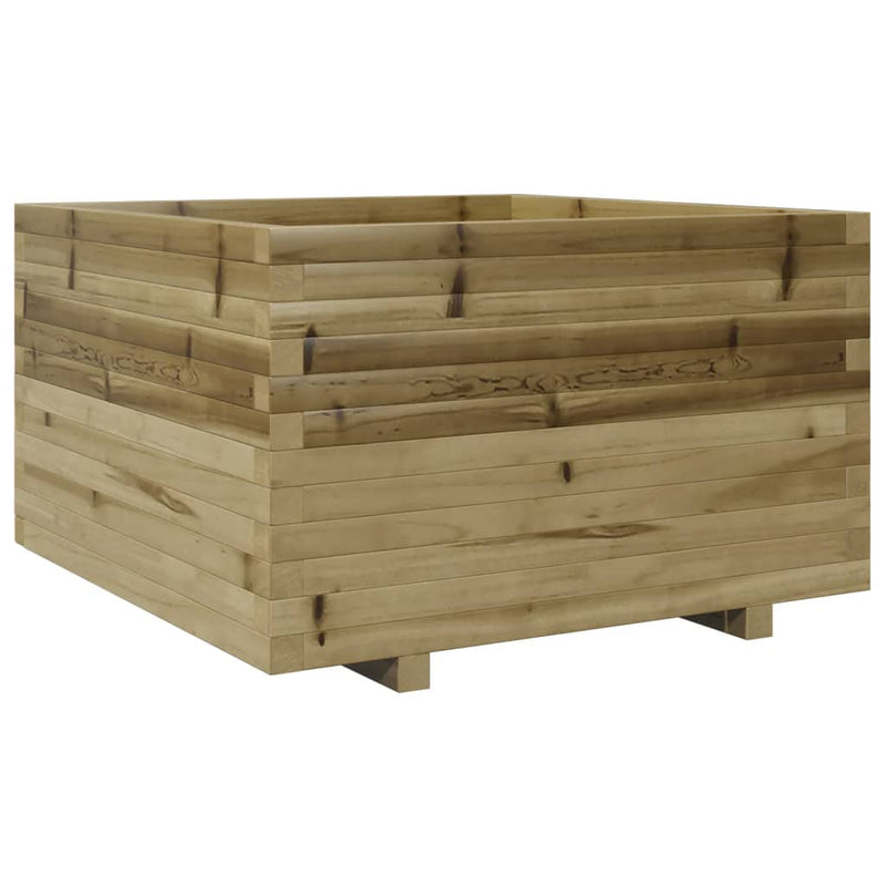 Load image into Gallery viewer, VidaXL Plantenbak 80x80x49,5 cm geïmpregneerd grenenhout
