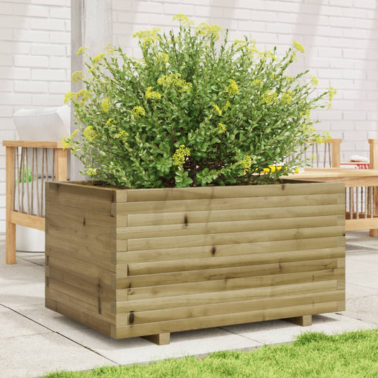 VidaXL Plantenbak 90x60x49,5 cm geïmpregneerd grenenhout
