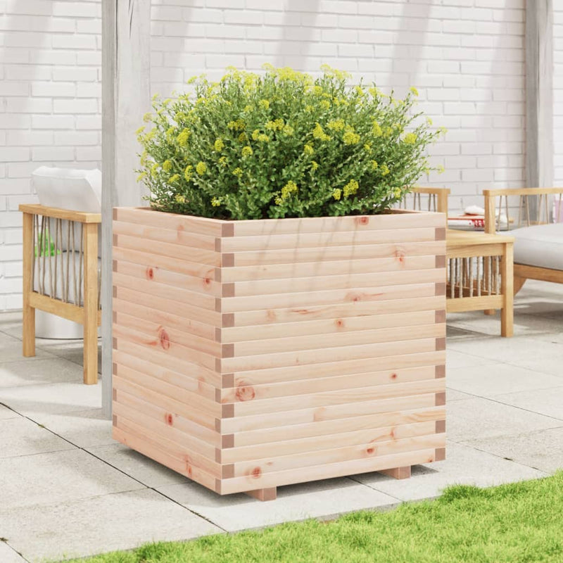Load image into Gallery viewer, VidaXL Plantenbak 70x70x72,5 cm massief grenenhout
