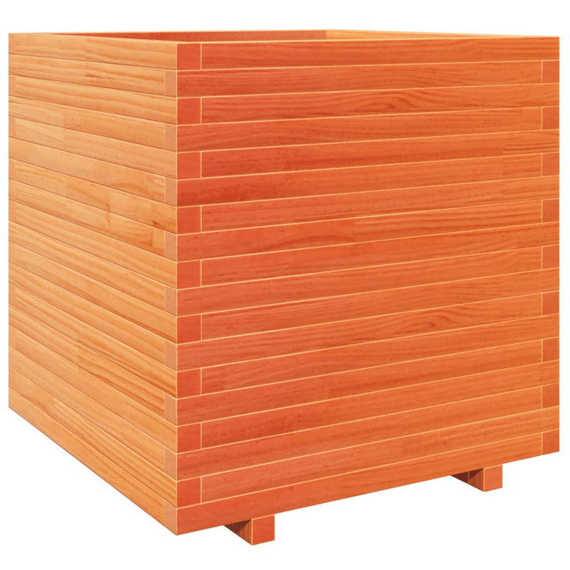 Load image into Gallery viewer, VidaXL Plantenbak 70x70x72,5 cm massief grenenhout wasbruin
