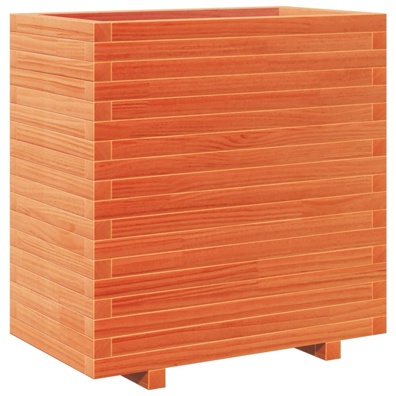 Load image into Gallery viewer, VidaXL Plantenbak 70x40x72,5 cm massief grenenhout wasbruin
