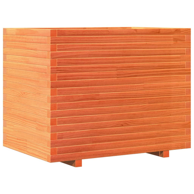 Load image into Gallery viewer, VidaXL Plantenbak 90x60x72,5 cm massief grenenhout wasbruin
