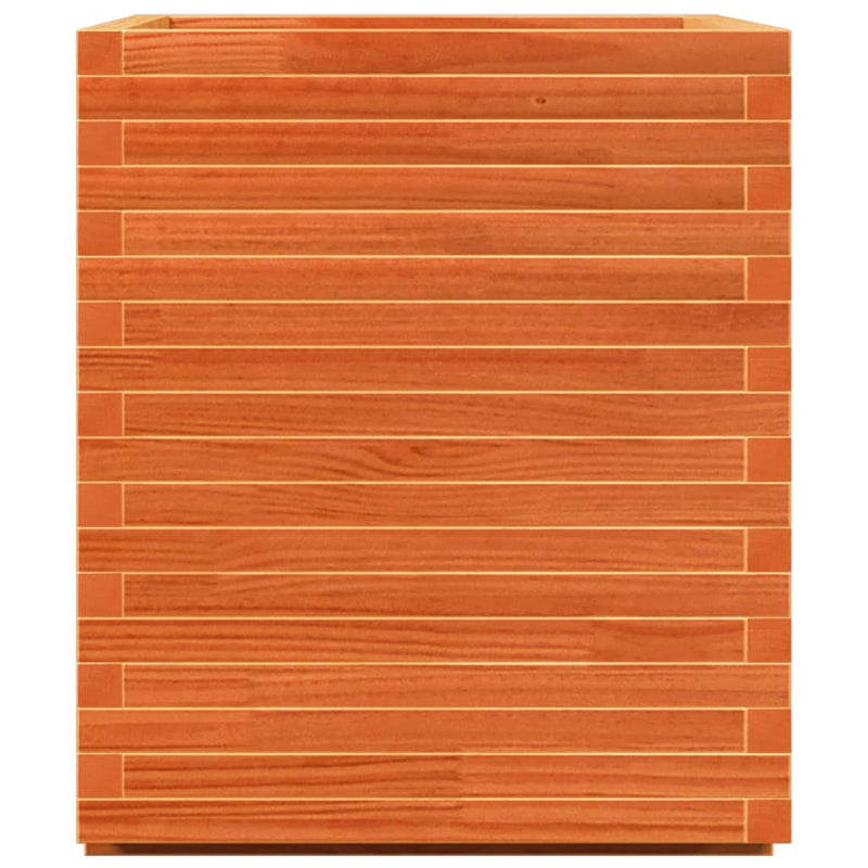 Load image into Gallery viewer, VidaXL Plantenbak 90x60x72,5 cm massief grenenhout wasbruin
