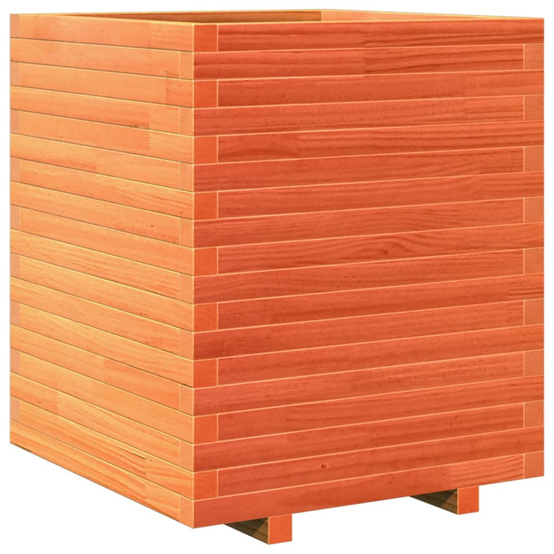 Load image into Gallery viewer, VidaXL Plantenbak 60x60x72 cm massief grenenhout wasbruin
