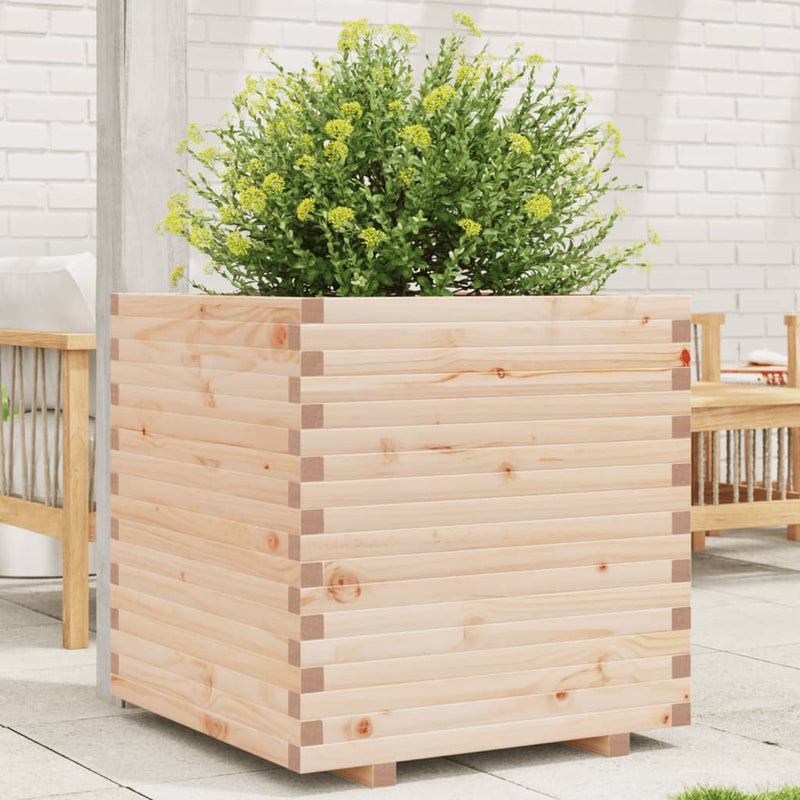 Load image into Gallery viewer, VidaXL Plantenbak 70x70x72 cm massief grenenhout

