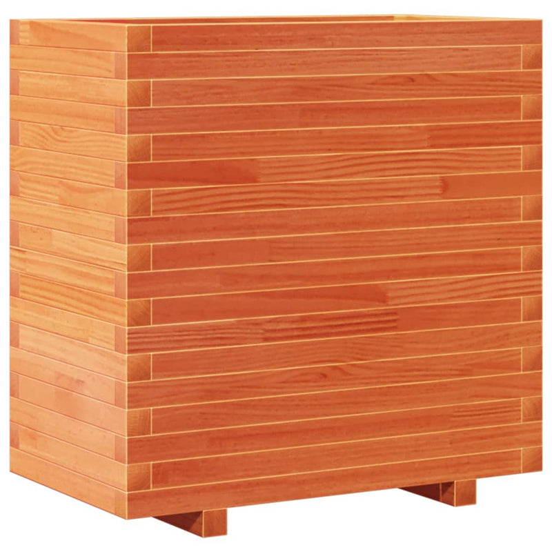 Load image into Gallery viewer, VidaXL Plantenbak 70x40x72 cm massief grenenhout wasbruin

